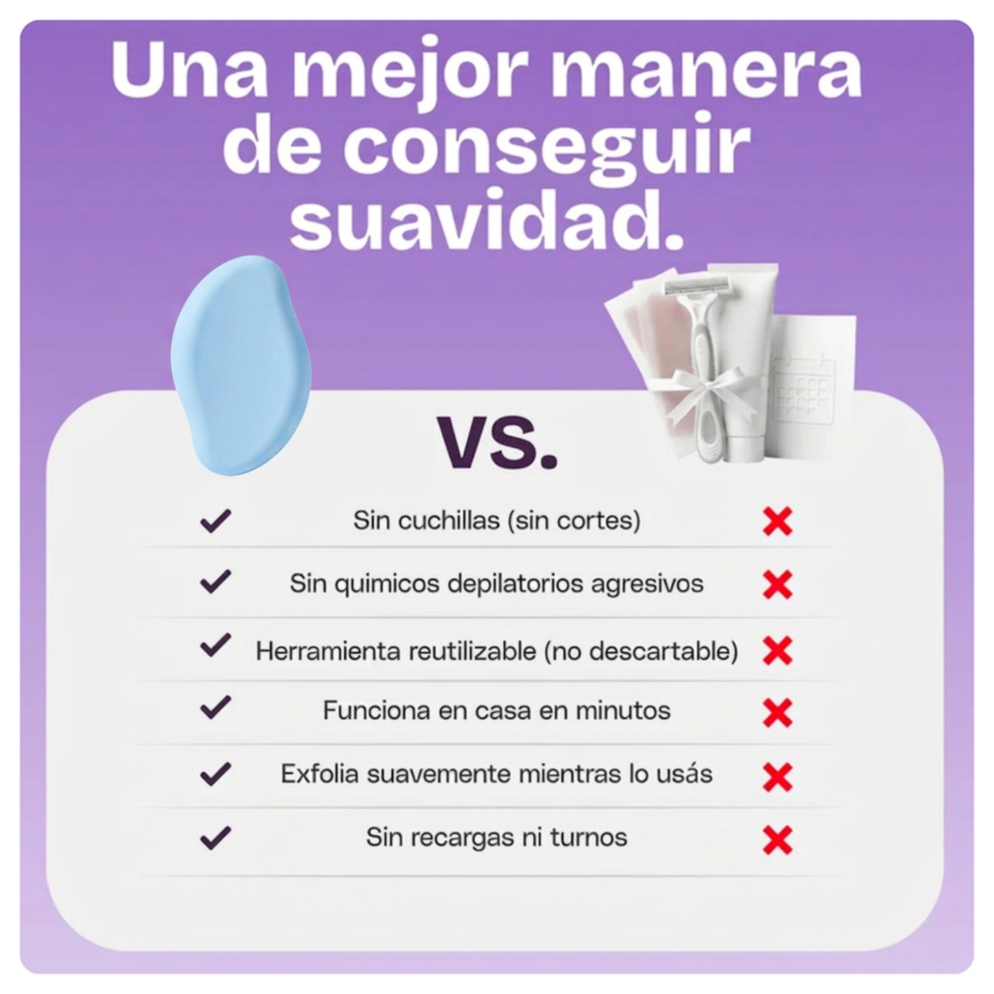 Depilador Borrador de Vello